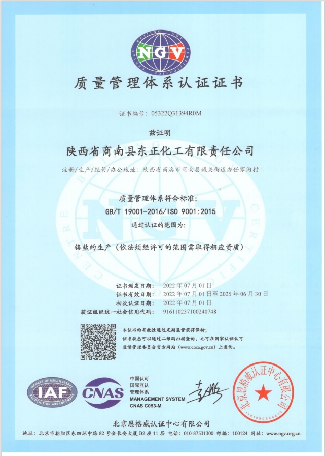 我公司顺利通过ISO 9001:2015 质量管理体系认证